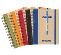 Recycled Spiral Journal Notebooks Combos